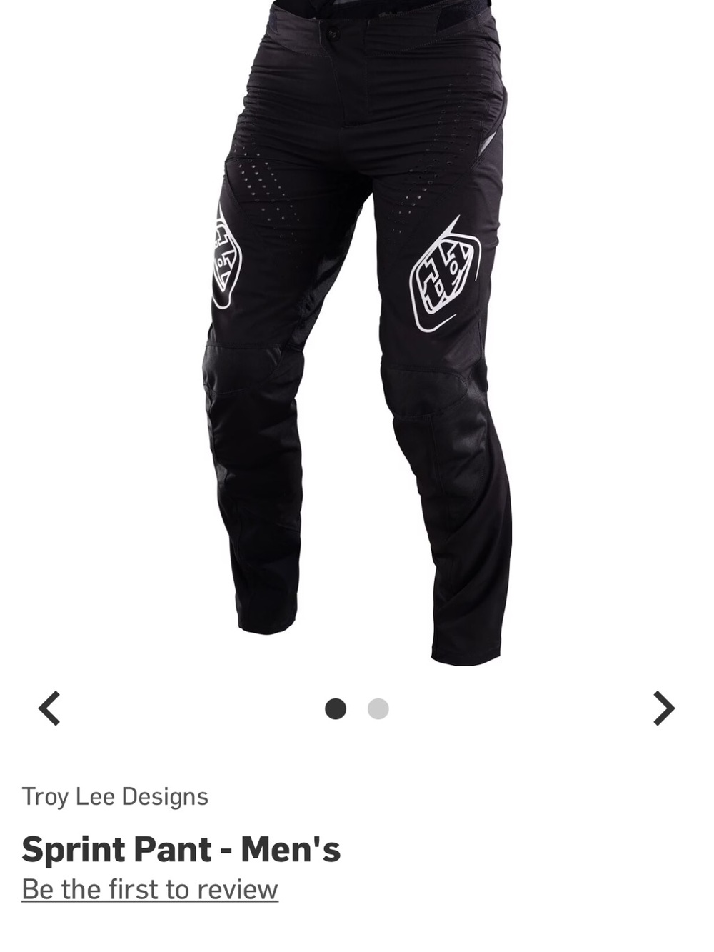Troy Lee Designs Men's/Boys Sprint Pant - Black Mountain Bike pants size 28